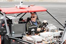 Larry driving X1 at Thunderhill