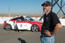 Chris in foreground with Shelley