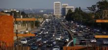 Photo of a busy freeway congested with commuters