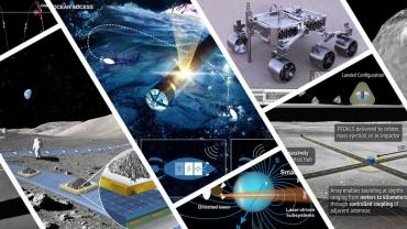 Illustrations of the projects that were selected for Phase I of the 2021 NASA Innovative Advanced Concepts (NIAC) program. Credit: NASA 