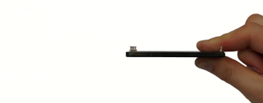 Airity Technologies’ direct current power supplies, such as this model nicknamed the “credit card,” are extremely power dense—more than 10 times smaller and lighter than what is currently on the market.