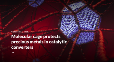 Graphic of cells in a web-like alumina framework