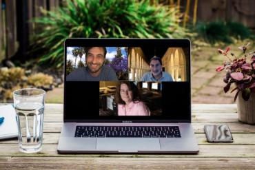 (Clockwise from left) Stanford faculty Chris Piech and Mehran Sahami and senior lecturer Julie Zelenski will lead “Code in Place,” a free online intro to coding course that is being offered for the second time since the coronavirus pandemic began.