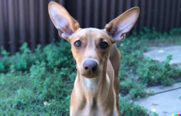 Dalle generated photo of a deer in the backyard