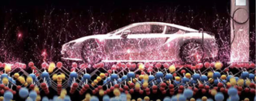 graphic of vehicle in sideview on attoms with charger to the right