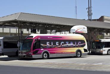 Photo of EV bus