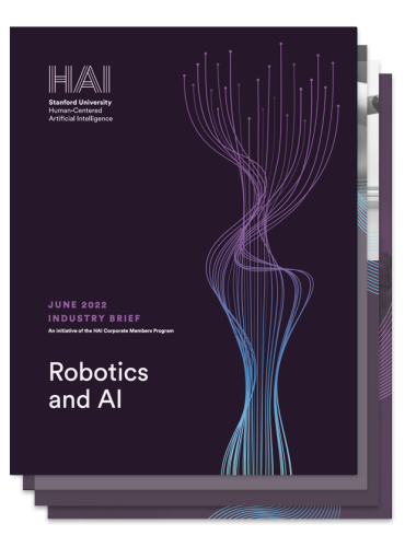 Cover page of June 2022 Industry Brief with HAI logo and a series of vertical wavy lines.