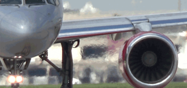 Photo of a jet engine
