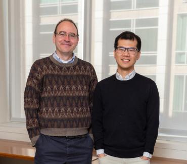 MIT professor Richard Braatz, left, and William Chueh, assistant professor in materials science and engineering at Stanford, led researchers at their institutions who developed a better battery testing technique. 