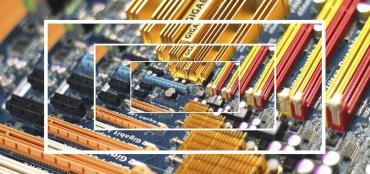 Graphic showing a a memory chip within another memory chip, within another memory chip