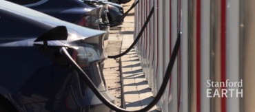 Photo of EVs charging