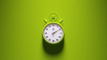 Graphic of stopwatch