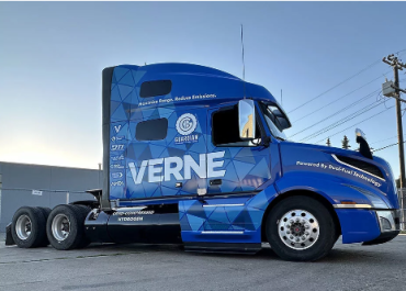 The Verne first-ever semi-truck to run on cryo-compressed hydrogen.