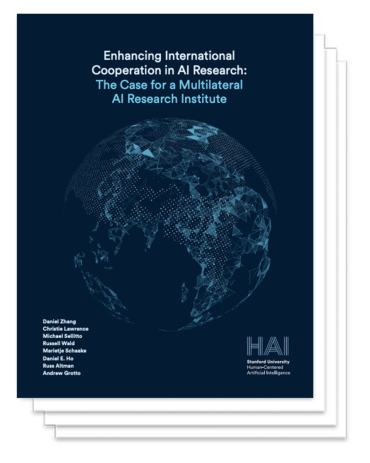 Photo of cover of final report with HAI logo and globe in center.